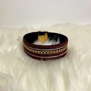 Torrid - Glitter and Gold Chain Bracelet